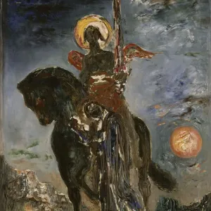 The Parca and the Angel of Death Print, c. 1890 The Parca and the Angel of Death Print, c. 1890