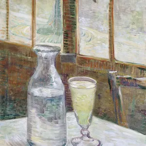 Van Gogh Museum Print: Cafe Table with Absinthe, 1887 Van Gogh Museum Print: Cafe Table with Absinthe, 1887