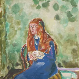 Print of a woman in profile, 1913