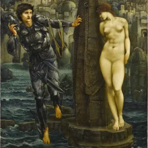La Roccia dell'Apocalisse, 1885-1888. Creatore: Burne-Jones, Sir Edward Coley (1833-1898). La Roccia dell'Apocalisse, 1885-1888. Creatore: Burne-Jones, Sir Edward Coley (1833-1898).
