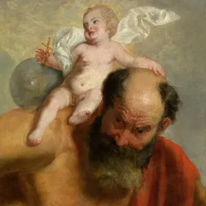 Saint Christopher Print by Peter van Lint Saint Christopher Print by Peter van Lint