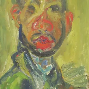 Ritratto Autoretratto, 1916. Creatore: Chaim Soutine. Ritratto Autoretratto, 1916. Creatore: Chaim Soutine.