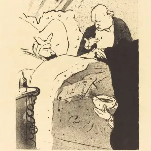 Kranker Carnot!(Carnot malade!) , 1893. Erfinder :Henri de Toulouse-Lautrec Kranker Carnot!(Carnot malade!) , 1893. Erfinder :Henri de Toulouse-Lautrec