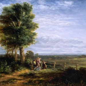 David Cox the Elder's The Skylark Print, 1849 David Cox the Elder's The Skylark Print, 1849