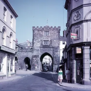 South Gate Print, Launceston, Cornwall, c1955 South Gate Print, Launceston, Cornwall, c1955