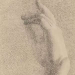 Benjamin Robert Haydon Print: Study of a Hand [recto]