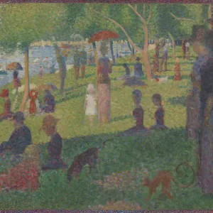 Study for A Sunday on La Grande Jatte, 1884 Print Study for A Sunday on La Grande Jatte, 1884 Print