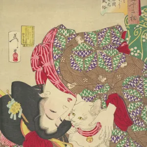 Verleumder des Katzes, 1888. Künstler: Tsukioka Yoshitoshi