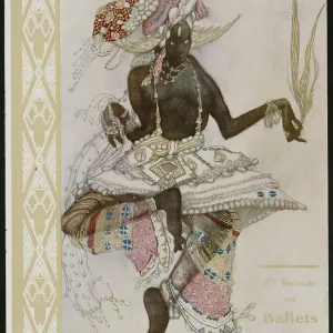 Bakst Title Page Print for Ballets Russes Souvenir Program Bakst Title Page Print for Ballets Russes Souvenir Program