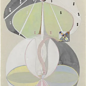 Árbol de la Conocimiento, No. 5, 1915. Creadora: Hilma af Klint (1862-1944) Árbol de la Conocimiento, No. 5, 1915. Creadora: Hilma af Klint (1862-1944)