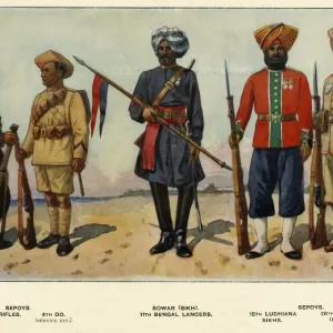 Heritage Images Print: Types of the Indian Army, 1919 Heritage Images Print: Types of the Indian Army, 1919