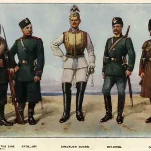 Heritage Images Print: Russian Army Types, 1919 Heritage Images Print: Russian Army Types, 1919