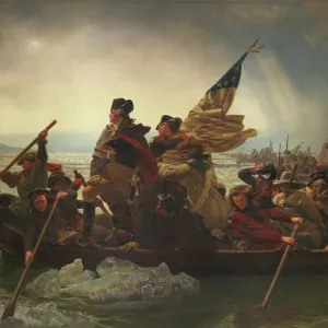 Heritage Images Print of Washington Crossing the Delaware, 1851 Heritage Images Print of Washington Crossing the Delaware, 1851