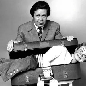 Northcliffe Collection Print: Ventriloquist John Bouchier with Charlie Northcliffe Collection Print: Ventriloquist John Bouchier with Charlie