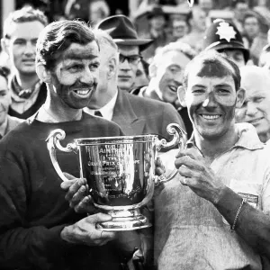 Sir Stirling Moss and Tony Brooks with Trophy Print