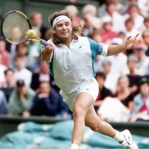 Andre Agassi Print at Wimbledon 1983 Andre Agassi Print at Wimbledon 1983
