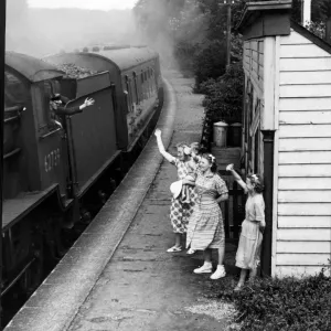 Castle Howard Railway Station Print, Yorkshire 1950 Castle Howard Railway Station Print, Yorkshire 1950