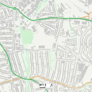 Birmingham B11 3 Print Map Sector Birmingham B11 3 Print Map Sector