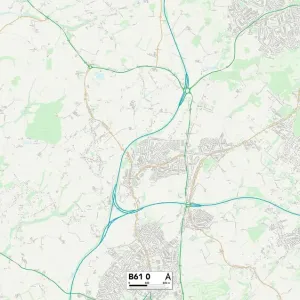 Bromsgrove B61 0 Postcode Sector Print Map Bromsgrove B61 0 Postcode Sector Print Map