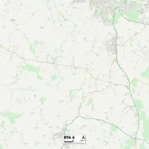Redditch B96 6 Print Map Sector Redditch B96 6 Print Map Sector