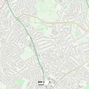 Solihull B90 3 Map Solihull B90 3 Map