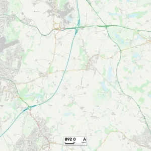 Solihull B92 0 Print Map Postcode Sector Solihull B92 0 Print Map Postcode Sector