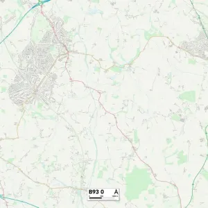 Solihull B93 0 Map Solihull B93 0 Map
