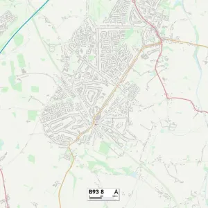 Solihull B93 8 Map Solihull B93 8 Map