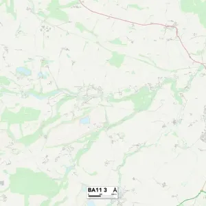 Mendip BA11 3 Map Mendip BA11 3 Map