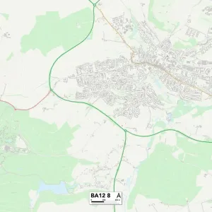Wiltshire BA12 8 Print Map Sector Wiltshire BA12 8 Print Map Sector
