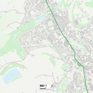 Blackburn with Darwen BB3 1 Print Map Sector Blackburn with Darwen BB3 1 Print Map Sector