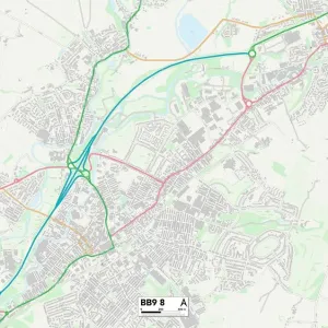 Pendle BB9 8 Print Map Sector Map Pendle BB9 8 Print Map Sector Map