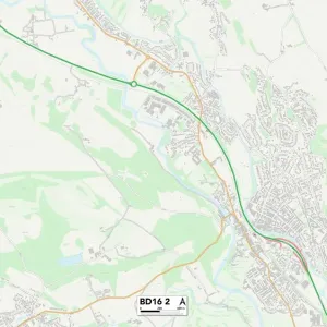 Bingley BD16 2 Map