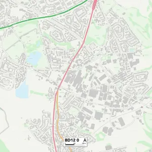 Bradford BD12 0 Print Map Sector Bradford BD12 0 Print Map Sector