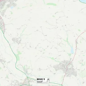Bradford BD20 9 Print Map Sector Bradford BD20 9 Print Map Sector