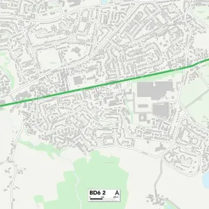 Bradford BD6 2 Print Postcode Sector Map Bradford BD6 2 Print Postcode Sector Map