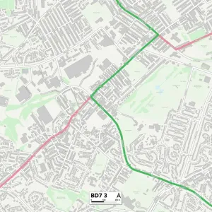 Bradford BD7 3 Print Map Sector Map Bradford BD7 3 Print Map Sector Map