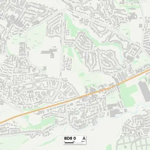 Bradford BD8 0 Print Map Sector Bradford BD8 0 Print Map Sector