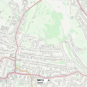 Drucke von Postleitzahl-Sektor-Karten Drucke: BR - Bromley