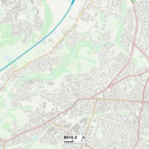 Bristol BS16 2 Print Map Sector Bristol BS16 2 Print Map Sector