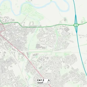 Carlisle CA1 2 Print Map Sector Carlisle CA1 2 Print Map Sector