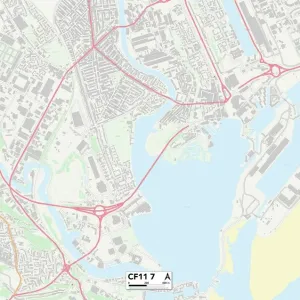 Cardiff CF11 7 Map Cardiff CF11 7 Map