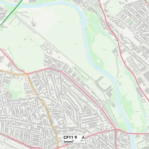 Cardiff CF11 9 Map Cardiff CF11 9 Map