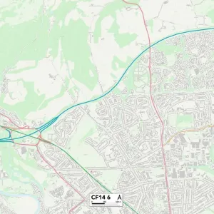 Cardiff CF14 6 Map Cardiff CF14 6 Map