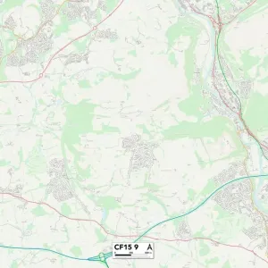 Cardiff CF15 9 Map Cardiff CF15 9 Map