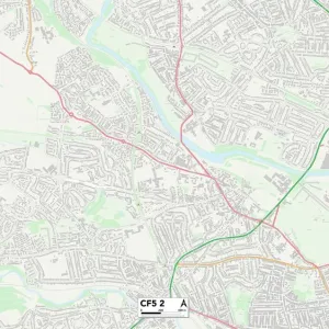 Cardiff CF5 2 Map Cardiff CF5 2 Map