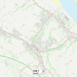 Flintshire CH8 7 Map Flintshire CH8 7 Map
