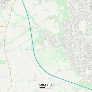 Drucke von Postleitzahl-Sektor-Karten Drucke: CH - Chester