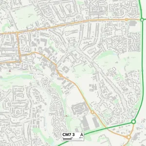 Braintree CM7 3 Print Map Sector Braintree CM7 3 Print Map Sector
