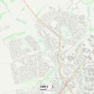 Braintree CM8 2 Print Map Sector Braintree CM8 2 Print Map Sector